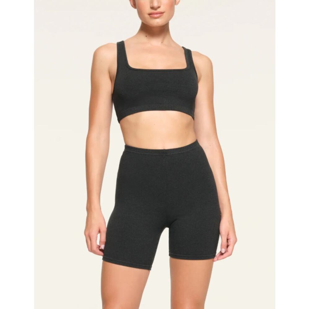 Skims Onyx Outdoor Bike Shorts‎ Women's X-Small Casual Lounge Neutral